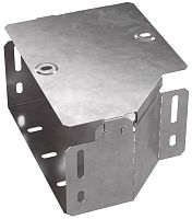 Переходник левый для лотка с крышкой Промрукав Стандарт 200х150х100 картинка